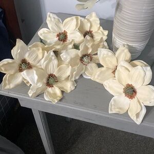 Fabric Magnolia flowers